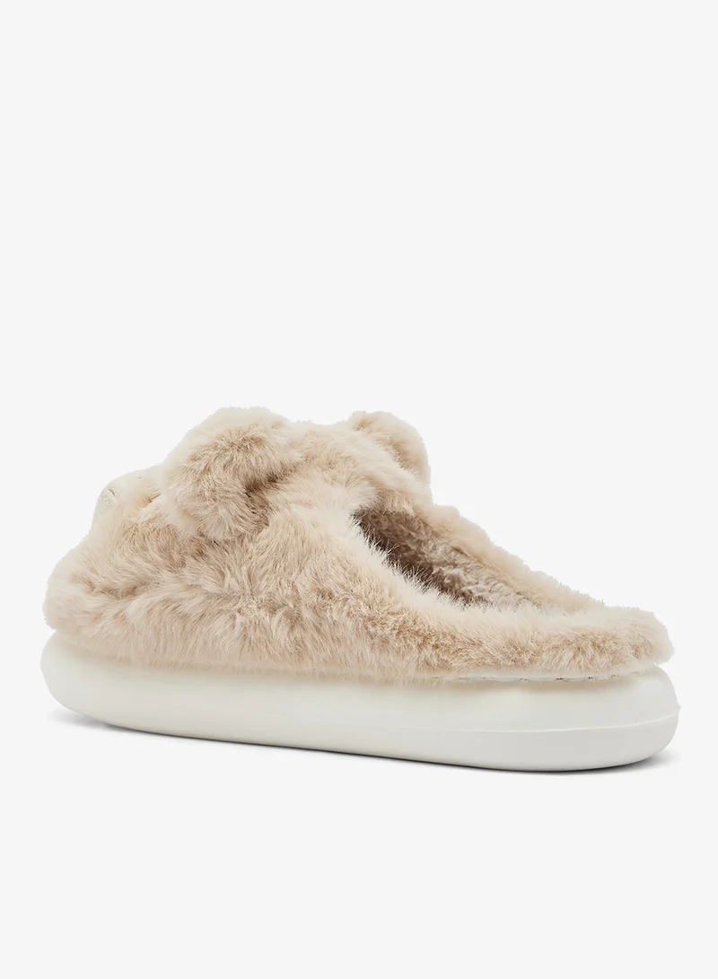 جينجر Cozy Fur Bedroom Slippers